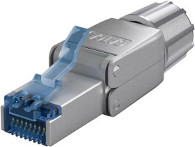 Wtyk RJ45 CAT 6A STP do montażu bez użycia narzędzi, ekranowany 65939