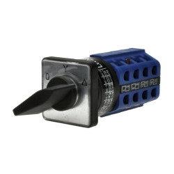 Przełącznik obr.LW-2610 3poz.60° OFF-ON-ON 3tory/4warstwy, 30x30mm