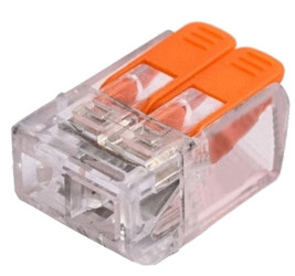 Szybkozłączka 2x4 (na drut i linkę) SIDL-2 /100szt.