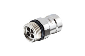 Przemysłowe złącza okrągłe 1/2 cala, panelowe Gniazdo Amphenol Industrial