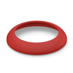 Pokrywa przycisków, Czerwony, Pierścień przedni, 22.3 x 4.8mm