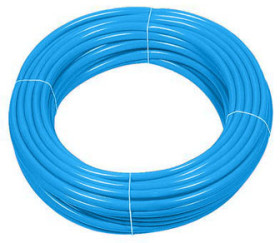 Insulating tube, inside Ø 1.5 mm, L 50 m, blue, PVC, -20 to 90 °C, 08010002002