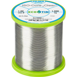 Felder 5552941040 ISO-Core Sn100Ni&#x2B; Solder Reel Lead-Free 1mm 1kg