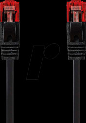 CCGL85215BK20 Patch cable, Cat.6, U/UTP, 2 m, black