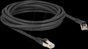 80707 RJ45 Network Cable Cat.8.1 S/FTP plug 45° right angled to plug s
