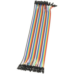Przewody połączeniowe 20cm 40szt żeńsko-żeńskie