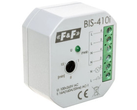 Przekaźnik impulsowy z wyłącznikiem czasowym 230V AC 16A Inrush BIS-410-LED