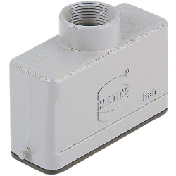 Harting 09 20 016 1441 Han&#xAE; 16 A Hood Cable Top Entry LC Pg 16 Aluminium