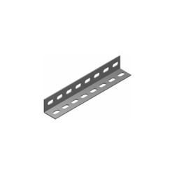 Kątownik perforowany ocynkowany 25x25mm gr. 1,5mm długość 2m KTP25H25/2 620220 Baks