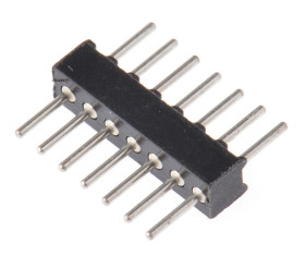 Złącze szpilkowe 7-pinowe 850 raster: 1.27 mm Prosty 1-rzędowe Preci-Dip Otwór przelotowy 150 V Bez osłony