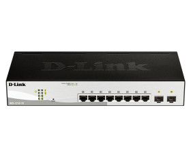 Nie Ethernet Switch 10-portowy , montaż: stacjonarny, szafa Rack Gigabit 10/100/1000Mbit/s 8 2, D-Link Element