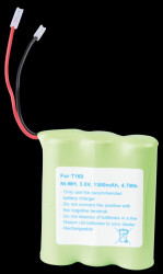 Cordless phone battery, NiMH, 3,6 V, 1300 mAh