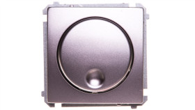 Simon Basic Ściemniacz Naciskowo Obrotowy (Moduł) 20-500W 230V Stal Inox...