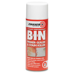 Zinsser ZN7130001E8 B.I.N® Primer &amp; Sealer Stain Killer Aerosol 400ml