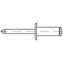 Nity zrywalne z łbem płaskim TOOLCRAFT 160315 500 szt.