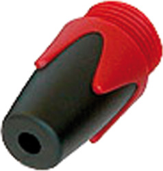 Cable grommet, red for jack plug, BPX-2-RED