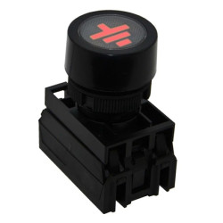 Wskaźnik uziemienia NEF22TWU 24V-230V czerwony, W0-NEF22TWU C