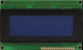 DEM 20485 SBH-PW-N LCD module, 4x20, H:4.8mm, bl/ws, w.Bel.