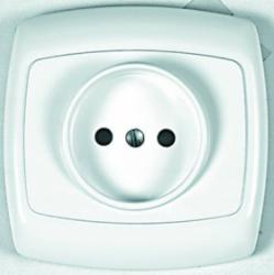 Bingo, gniazdko pojedyncze, bez uziemienia,