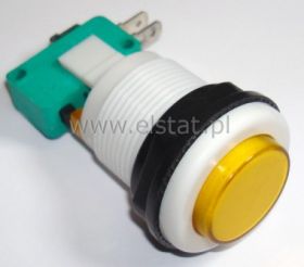 Przycisk z krańcówką podświetlany żółty