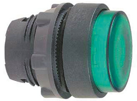 Przycisk, IP66, IP69K, kolor: Zielony, Schneider Electric, Harmony XB5