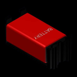 Teko (BT-1.9) - pojemnik na baterie 1 x 9V (55,7 x 25,8 x 24,5 mm)