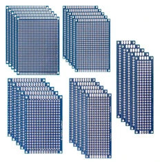 5/10SZT Płytka PCB Prototypowa Niebieska 2x8/3x7/4x6/5x7/7x9cm Dwustronna Płytka Obwodów Do Projektów DIY Lutowniczych