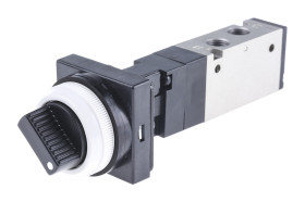 Zawór regulacyjny pneumatyczny 5/2 z przełącznikiem pokrętnym G 1/8 SMC 1/8in 5/2 portowy