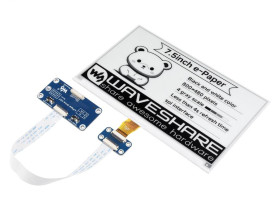 Waveshare 800×480, 7.5inch E-Ink display HAT for Raspberry Pi
