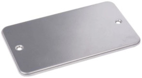 Zaślepka szara dwudrożna-drożna metalowa, Wpuszczany