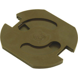 interB&#xE4;r 6320-003.01 Socket Inset Brown 5 Pieces Pack