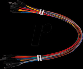 RB-CB3-025 Developer boards - jumper cable, 40-pin, m/m, f/f, f/m, 25 cm