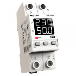 Przekaźnik napięciowy z kontrolą prądu DigiTOP VA-50A G3W