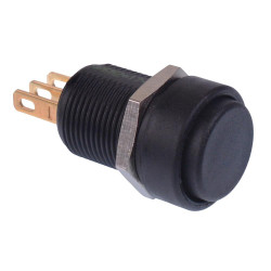 IMP7Z422234UL Black Momentary 12mm Push Button Switch SPDT IP67 APEM