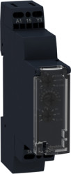 Multifunction relay, 0.1 s to 100 h, 9 functions, 1 Form C (NO/NC), 24-240 VAC, 8 A/250 VAC, RE17RMXMU