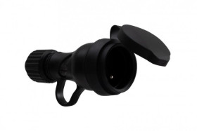 Gniazdo gumowe z uchem 16A 230V IP44