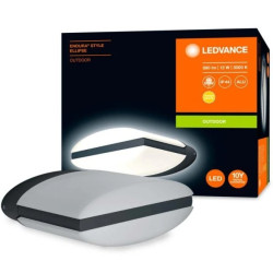 Kinkiet ścienny zewnętrzny elewacyjny lampa ścienna Szara 12,5W 3000K Ciepła IP44 ENDURA STYLE Ellipse LEDVANCE