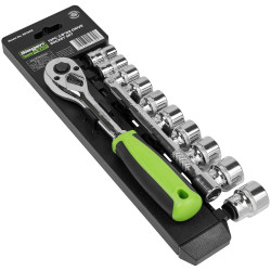 Sealey S01242 Siegen Socket Set 3/8&quot;Sq Drive 12pc