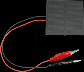 22000 Solar cell 2 V, 200 mA, with crocodile clips for solar kit