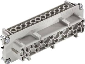 Wkładka złącza żeńskiego EPIC® H-BE 24 10197000 LAPP Łączna ilość styków 24 + PE 1 szt.
