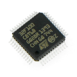Mikrokontroler ST STM32F100C8T6B Cortex M3 - LQFP48