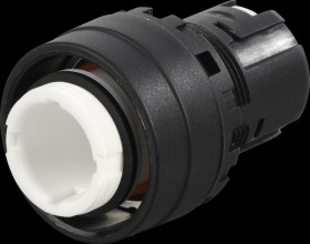 HW1B-M0L HW, Push Button, non-illuminated, momentary (for 30 &amp; 40mm cap)