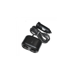 Rozgałężnik gniazda zapalniczki x2 na kablu 1m - ZLA0418