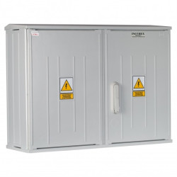 Obudowa termoutwardzalna SSTN 80x58 / 800x580x250mm skośny daszek, lakierowana (zawiera kątowniki) IP44 IK10 INCOBEX