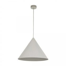 Lampa wisząca CONO BEIGE do nowoczesnych pomieszczeń, pojedynczy zwis z kloszem, żarówka E27 10061 TK Lighting