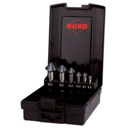 RUKO 102890PRO ULTIMATECUT 4S Countersink Set 6-Piece HSS Smooth Run