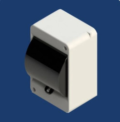 Rozdzielnica modułowa 1x4 natynkowa IP20 z klapką dymną S-4+SZYBKA 8005821 ENE-00321