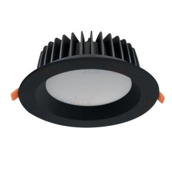 Oprawa downlight LED 40W TIBERI PRO 40W-940-B 3800lm barwa neutralna 4000K IP44/20 czarna 35675