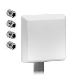 Antena wielopasmowa, zewnętrzna OSCAR65/X/NTYPE-F/S/S/33 Ścienny/słupowy, N Type Female Panel, Siretta 9.62dBi 2G, 3G,