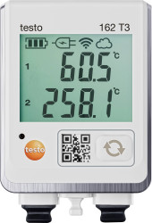 testo 162 T3 - Rejestrator danych online z wyświetlaczem i 2 przyłączami do czujników temperatury TE